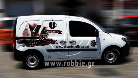 Diverto Coffee / Σήμανση οχημάτων 1