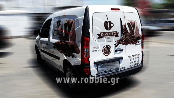 Diverto Coffee / Σήμανση οχημάτων 4