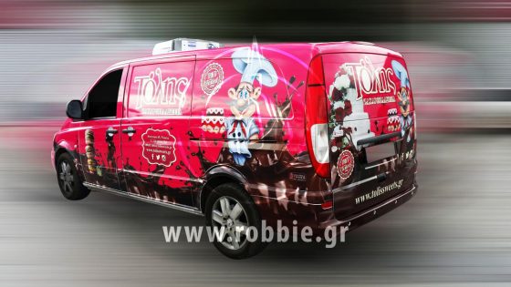 Tolis Sweets Van / Σήμανση οχημάτων 6