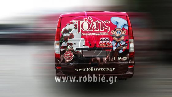 Tolis Sweets Van / Σήμανση οχημάτων 7